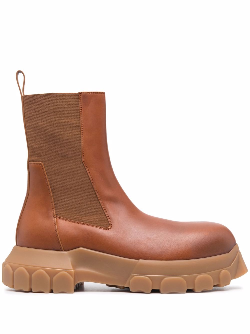 

Rick Owens chunky-sole leather boots - Brown