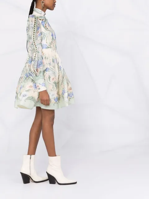 zimmermann rhythm trimmed billow mini