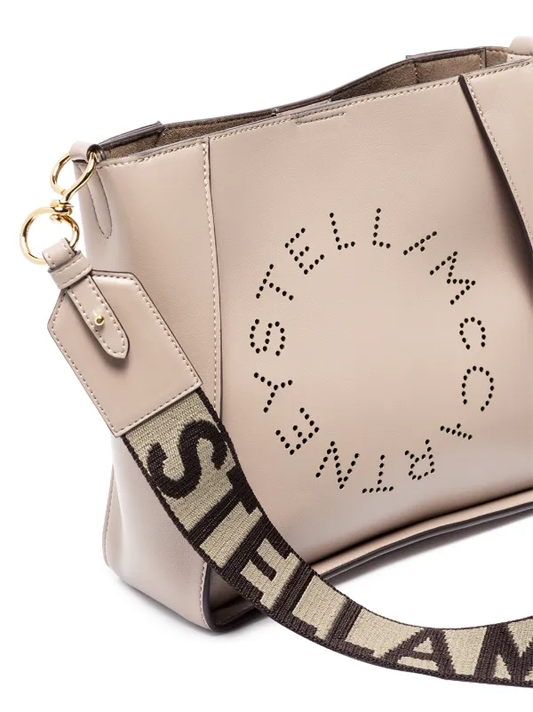 stella mccartney logo strap bolsa