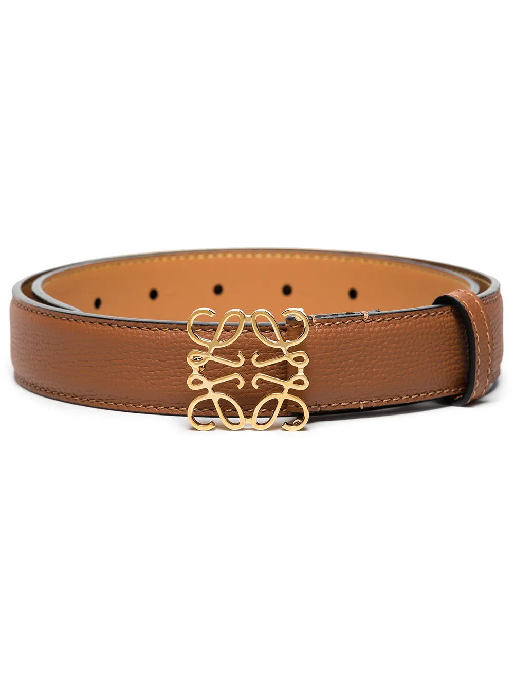 

LOEWE Anagram buckle belt - Brown