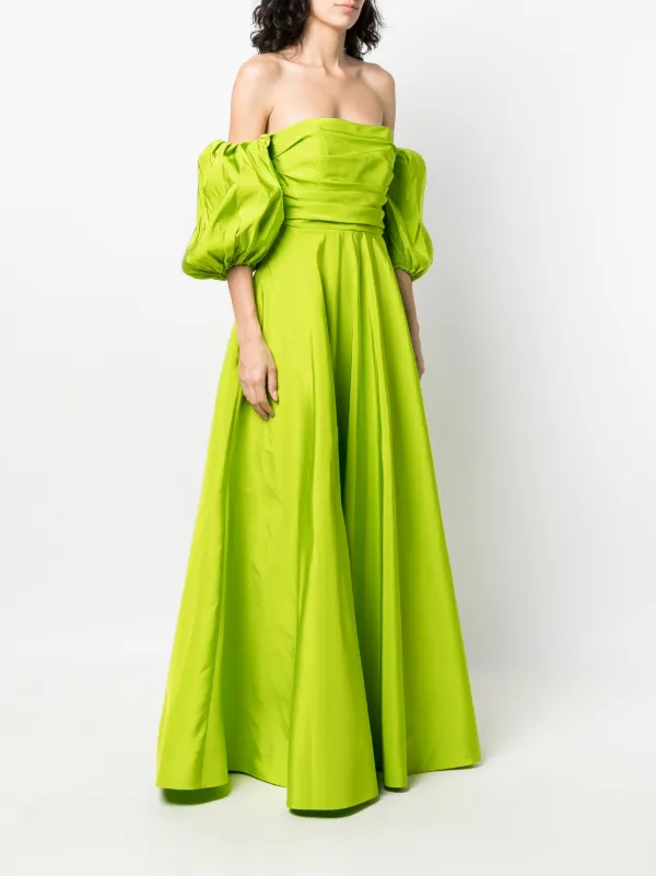 valentino off the shoulder dress Valentino Garavani Bow Off-The-Shoulder Crepe Midi Dress