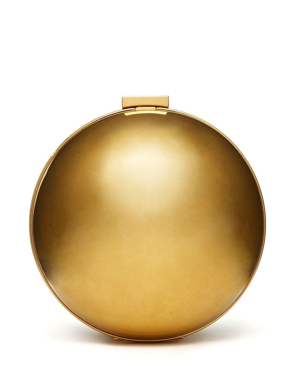 Shop Valentino Crystal-embellished Vlogo Clutch In Gold