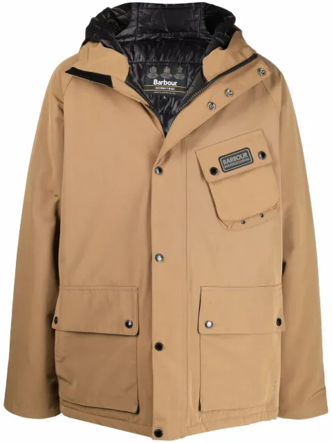 barbour hooded jacket