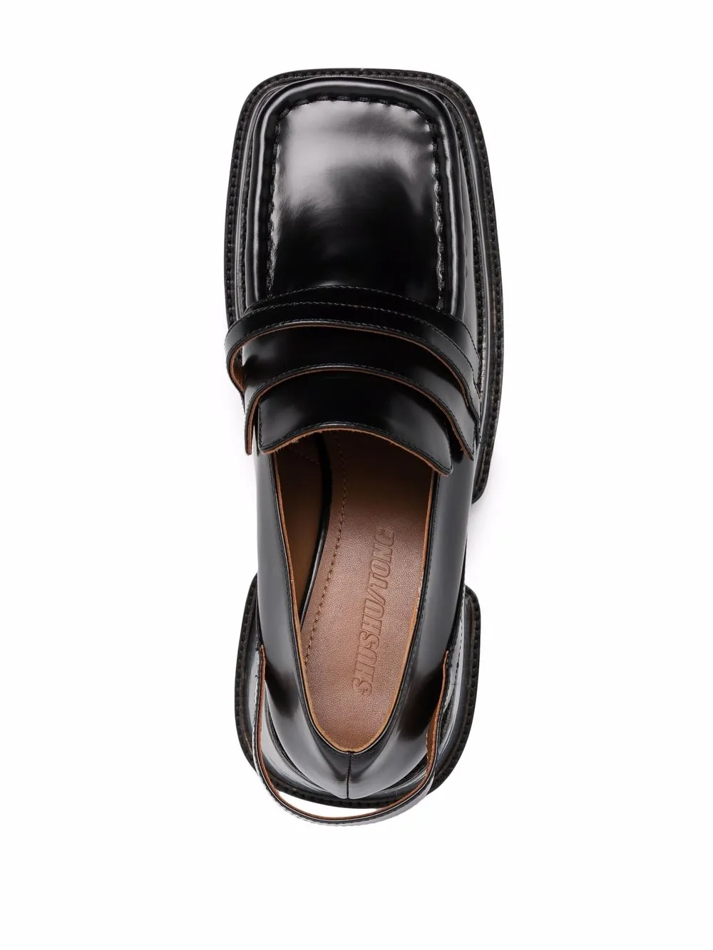 SHUSHU/TONG square-toe Platform Loafers - Farfetch