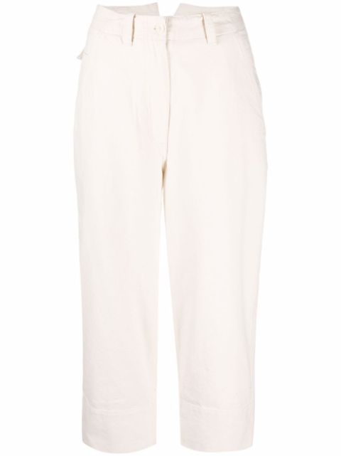 Margaret Howell cropped ankle tap trousers