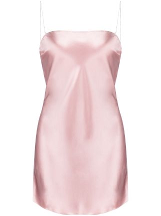 Fleur Du Mal Silk Short Slip Dress - Farfetch