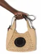Stella McCartney bolso shopper tejido con parche del logo
