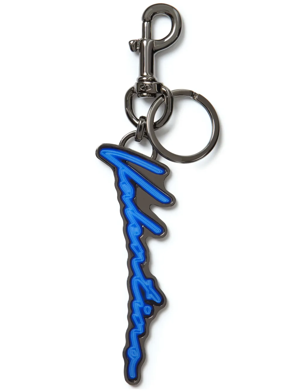 Valentino Garavani Schlüsselanhänger mit Logo - Blau