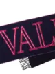 Valentino logo-embroidered scarf