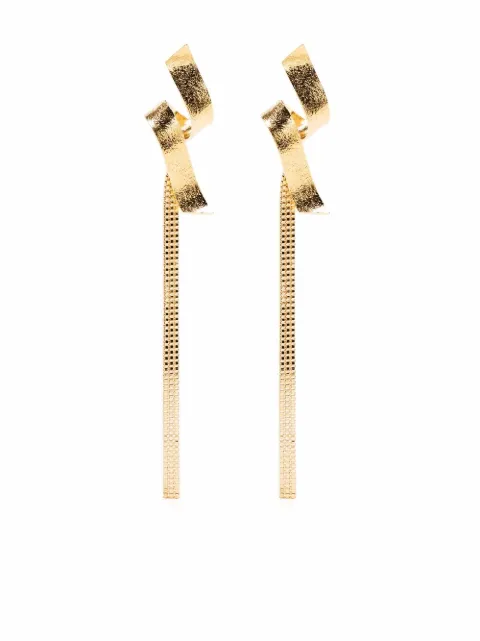 Wouters & Hendrix Swirl chain-link earrings