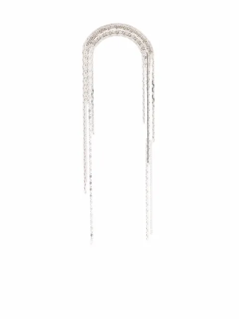 Wouters & Hendrix Serpentine falling chains statement earring 