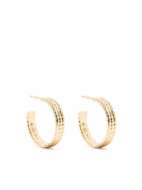 Wouters & Hendrix textured small hoops 