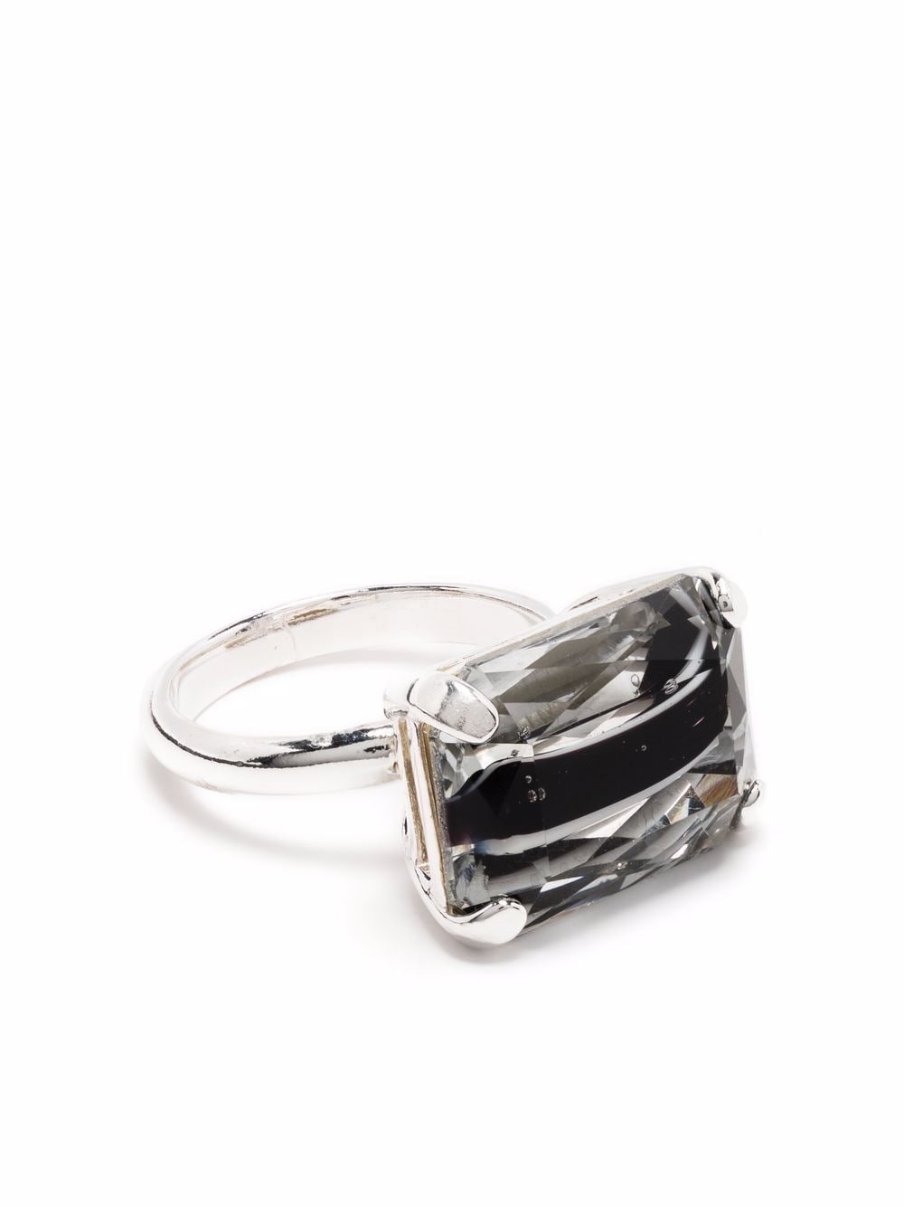 crystal-embellished band ring