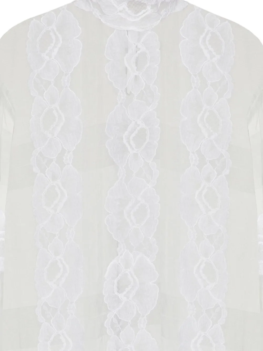 Valentino Garavani Shirt met kanten detail - Wit