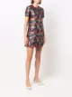Valentino logo-print short dress