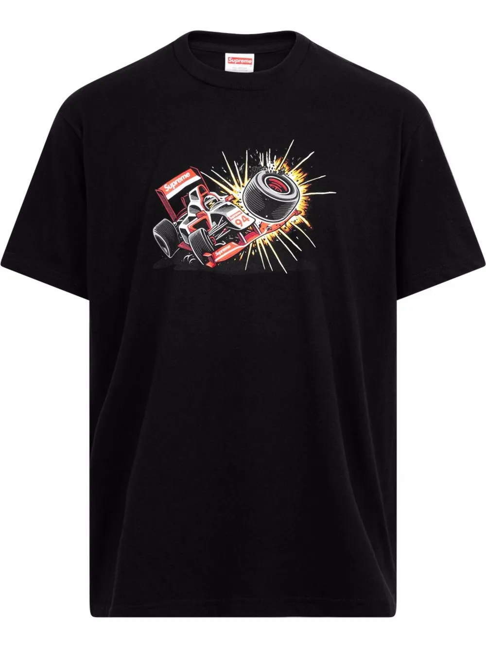 Supreme crash shop tee black