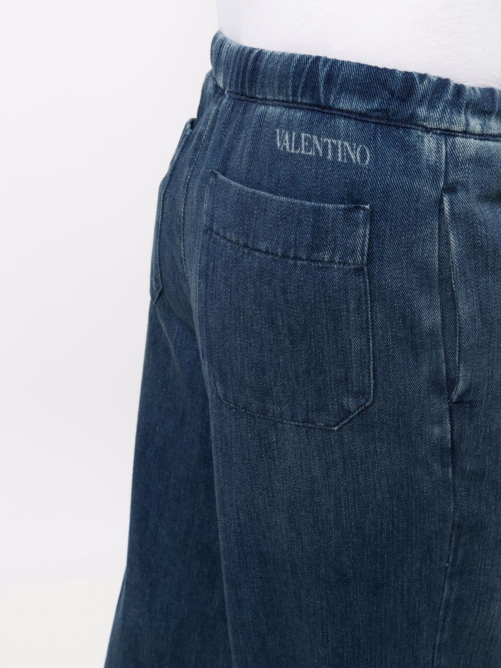 фото Valentino широкие джинсы с кулиской