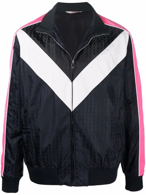 Veste de sport zippée à logo - Valentino Garavani - Modalova