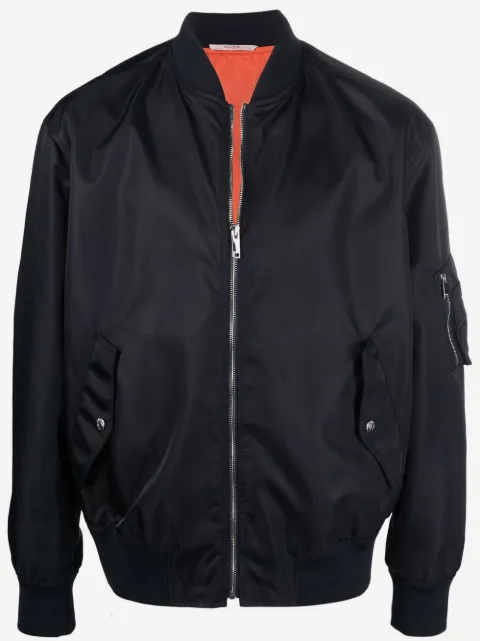 Valentino Garavani chamarra bomber con motivo Neon Universe