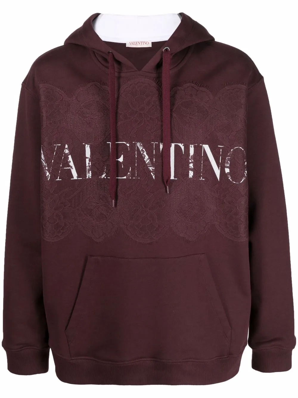 

Valentino hoodie con logo estampado - Rojo