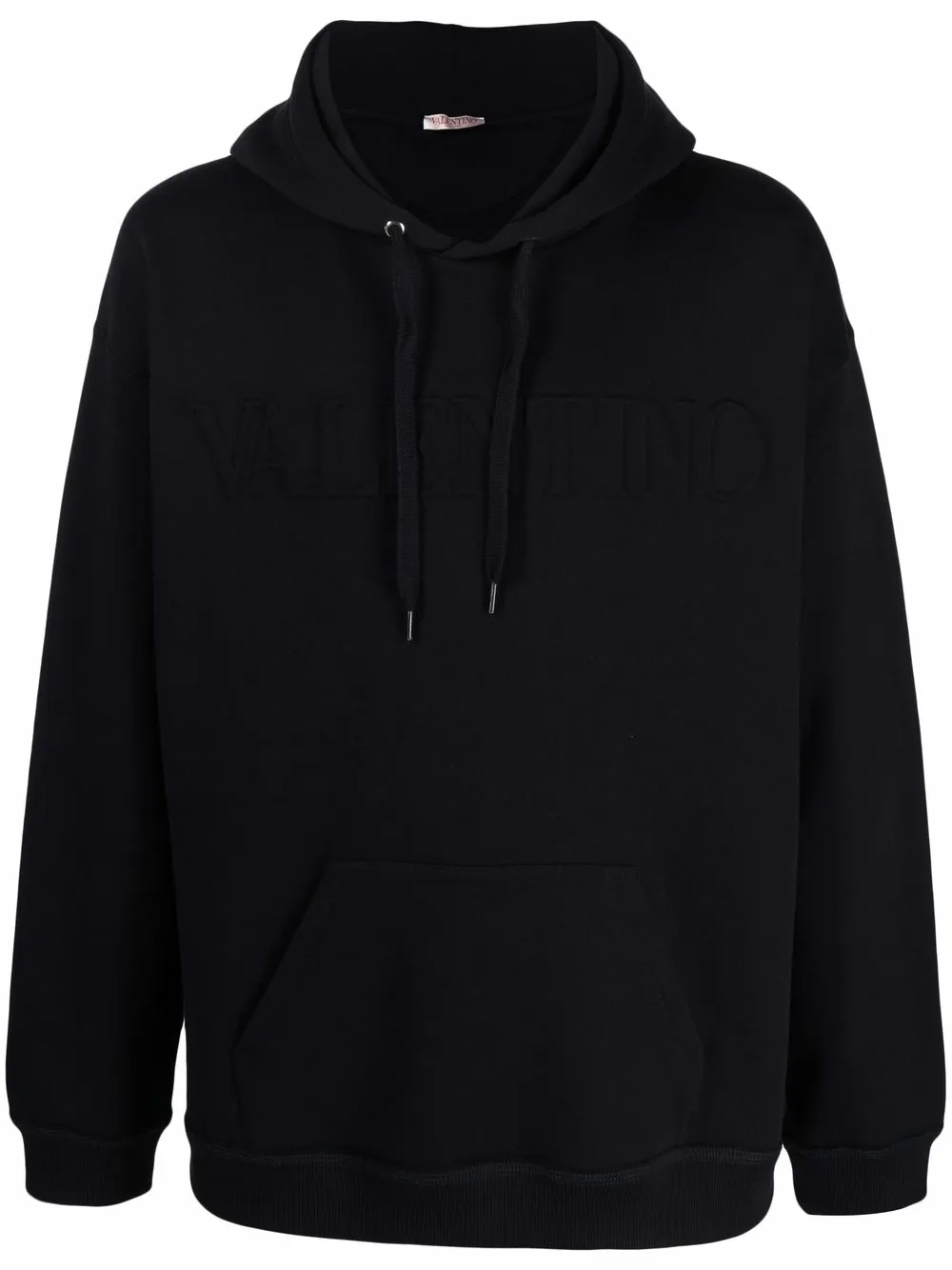 

Valentino logo-embossed oversized hoodie - Blue