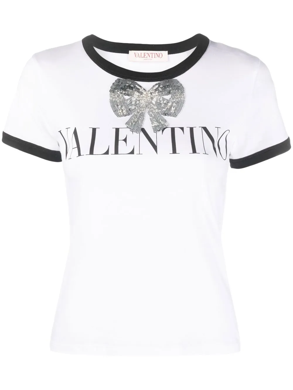 

Valentino embroidered jersey T-shirt - White