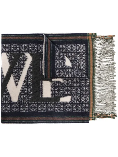 LOEWE Love jacquard scarf