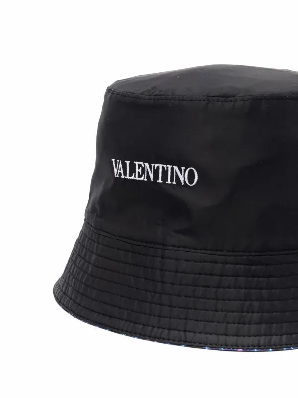 Valentino Garavani Reversible V Neon Optical Bucket Hat - Farfetch