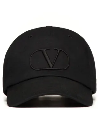 在庫限り品 VALENTINO ブラック ベースボールキャップ 【公式通販】