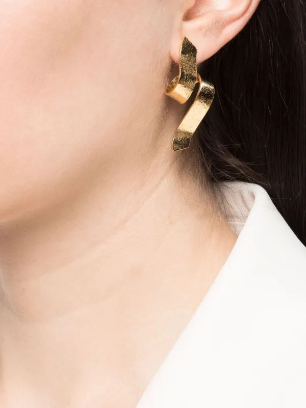Wouters & Hendrix Swirl ピアス | ゴールドトーン | FARFETCH JP