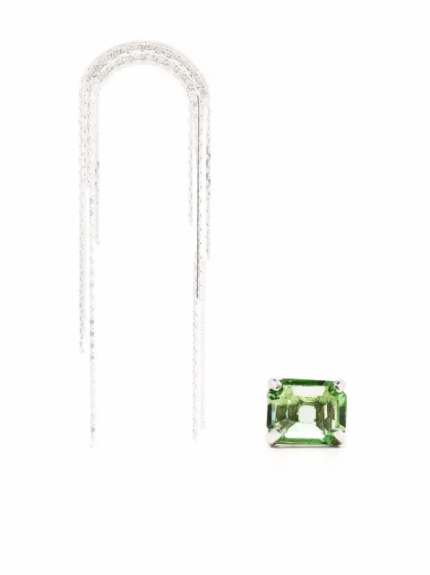 Wouters & Hendrix chain-link crystal-embellished earrings set