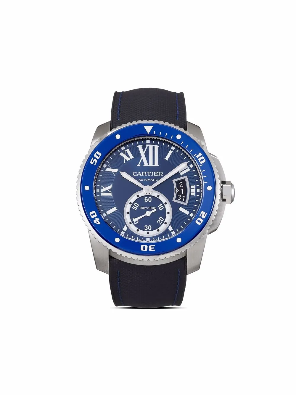 фото Cartier наручные часы calibre diver pre-owned 42 мм