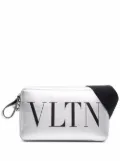 Valentino Garavani VLTN logo-print shoulder bag - Silver