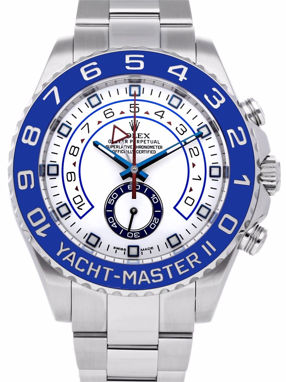 фото Rolex наручные часы yacht-master ii pre-owned 44 мм 2017-го года