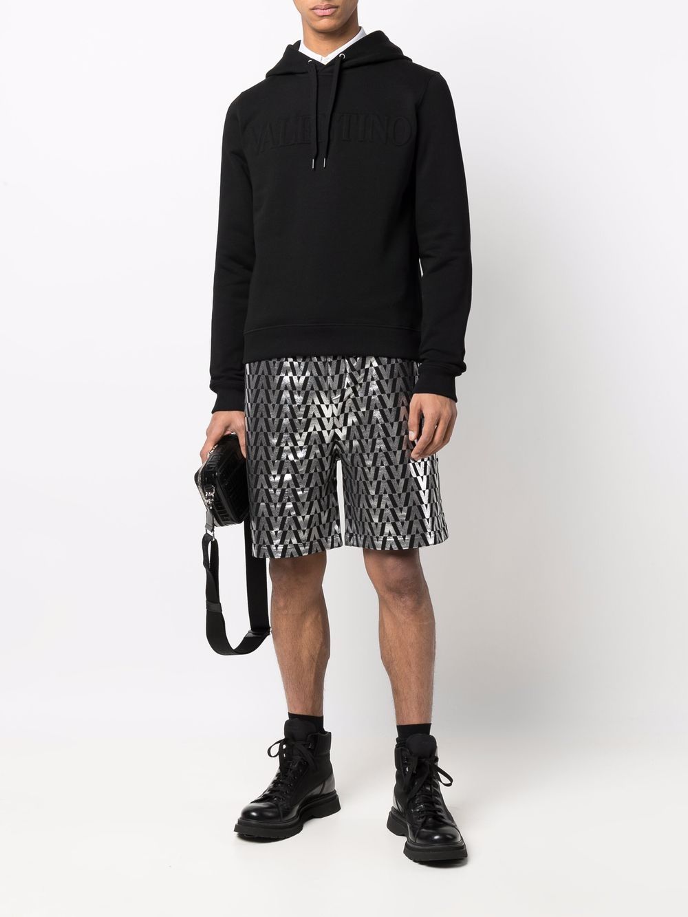 Valentino Garavani Hoodie met trekkoord - Zwart