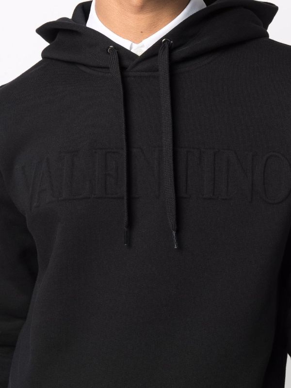 Embossed on sale logo hoodie