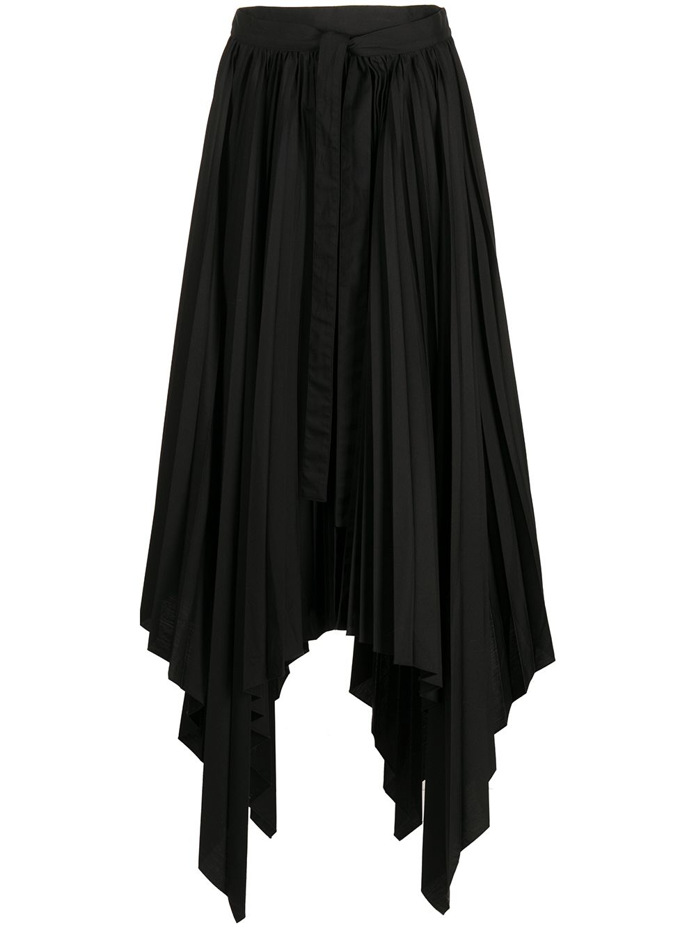 фото Rosetta getty asymmetric pleated skirt