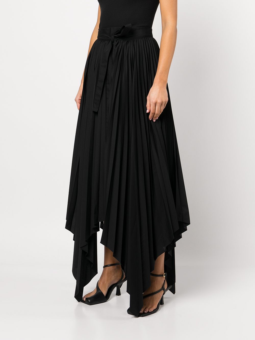 фото Rosetta getty asymmetric pleated skirt