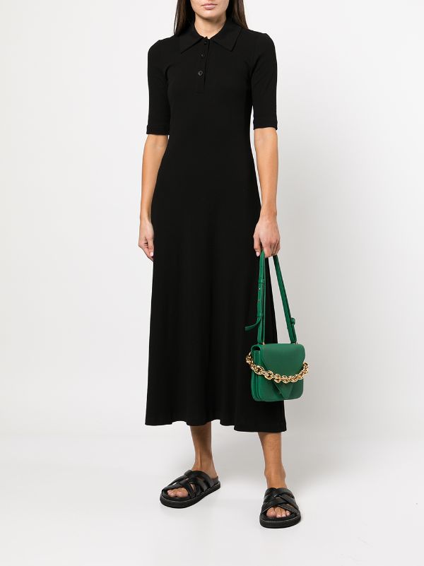 maxi polo shirt dress