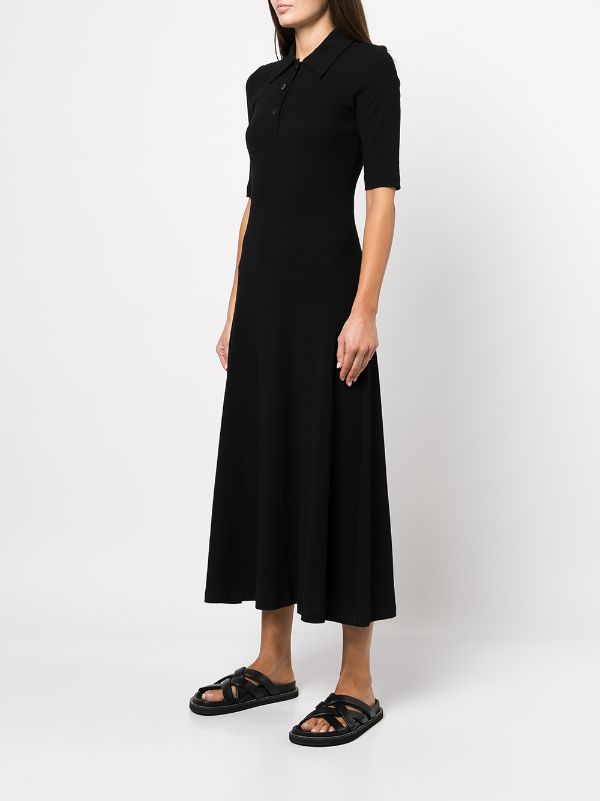 maxi polo shirt dress