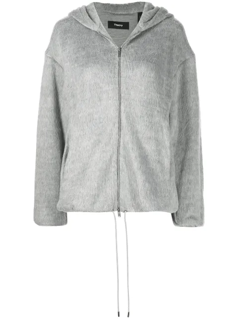 oversized zip-up hoodie
