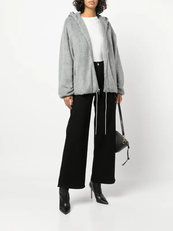 oversized zip up cardigan