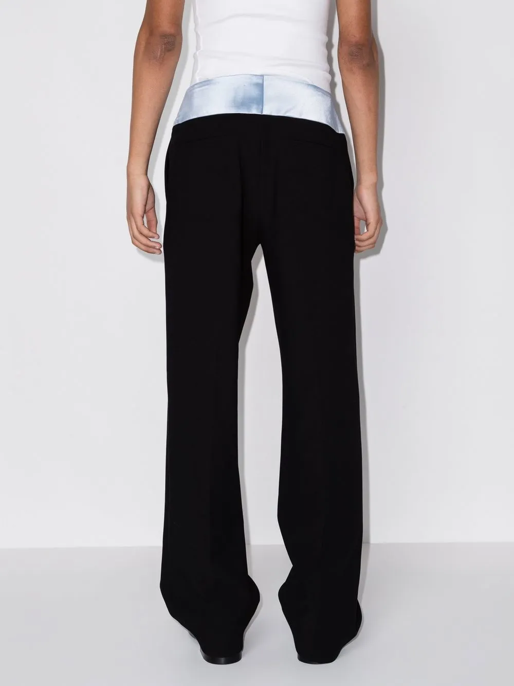 Maximilian Davis Hose Mit Kontrastbund Farfetch