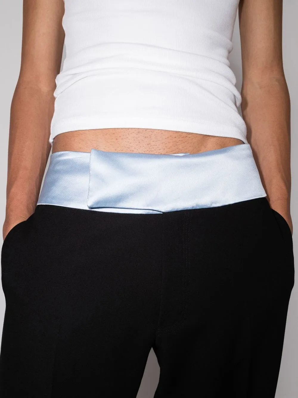 Maximilian Davis Hose Mit Kontrastbund Farfetch