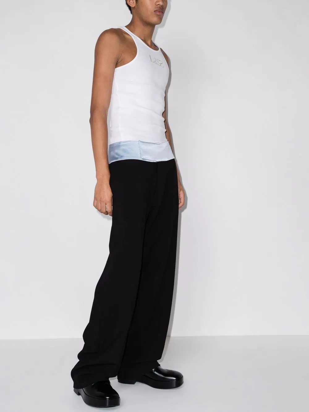 Maximilian Davis Hose Mit Kontrastbund Farfetch