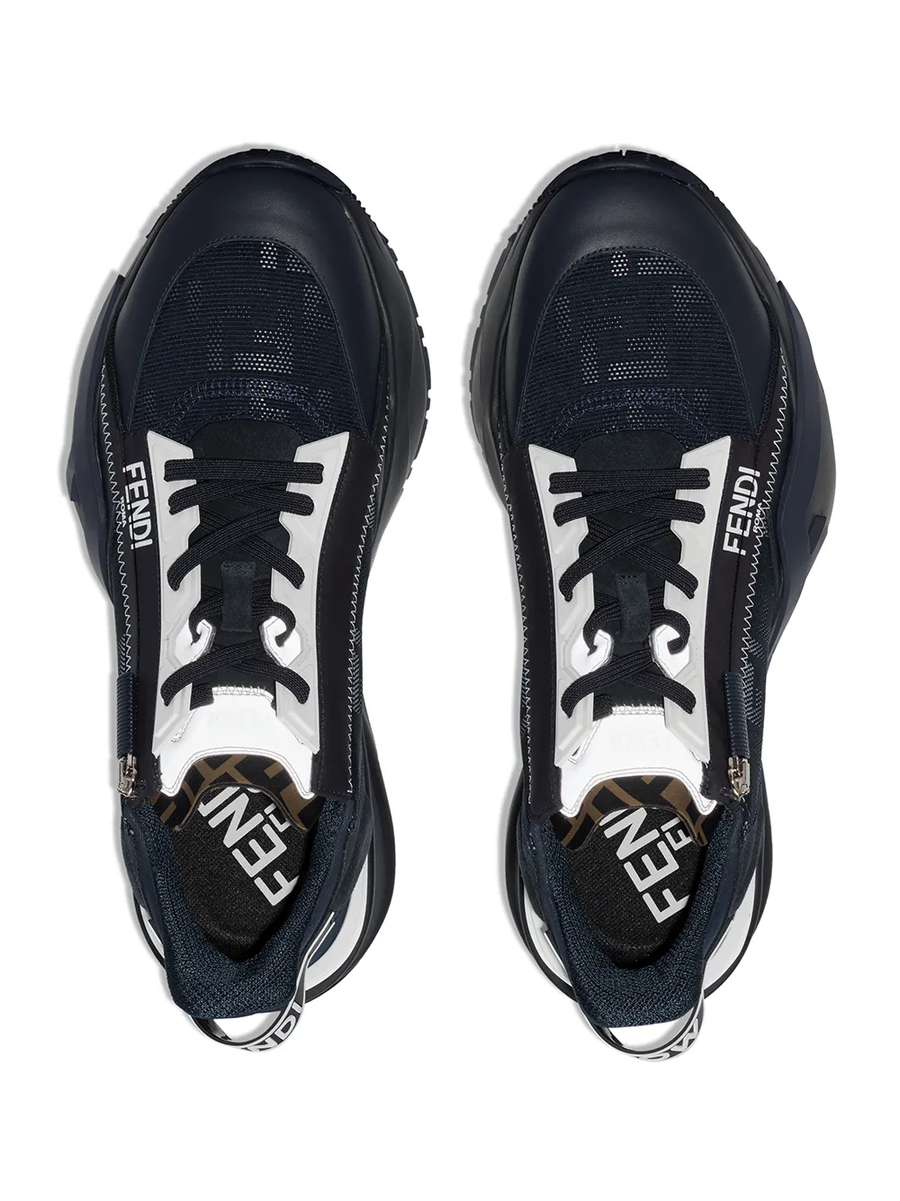 FENDI Flow low-top sneakers Blue