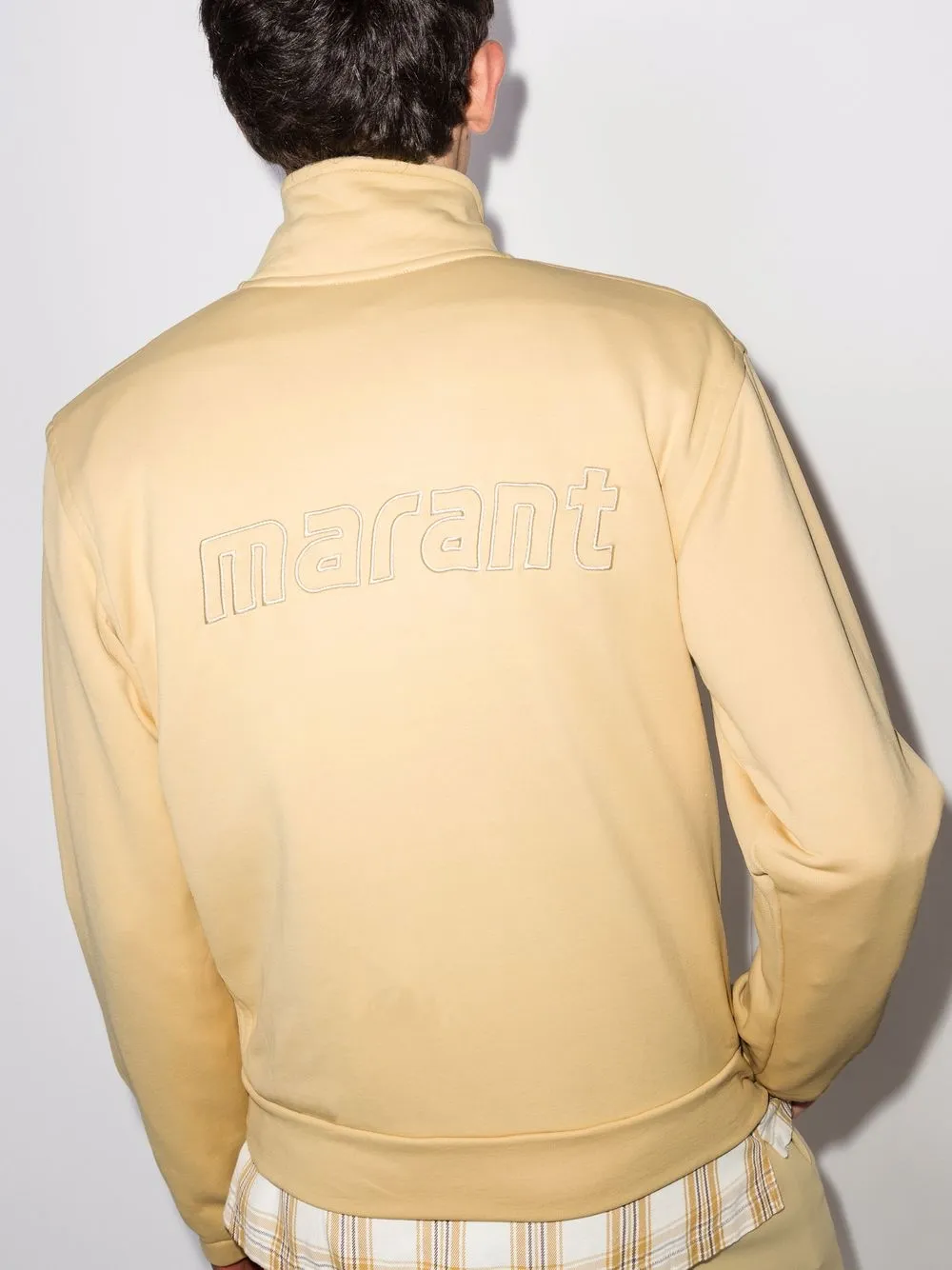  Marant Issoper Logo-embroidered Track Jacket - Neutrals 
