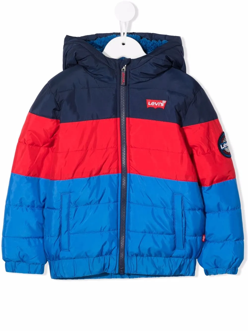 фото Levi's kids пуховик в полоску
