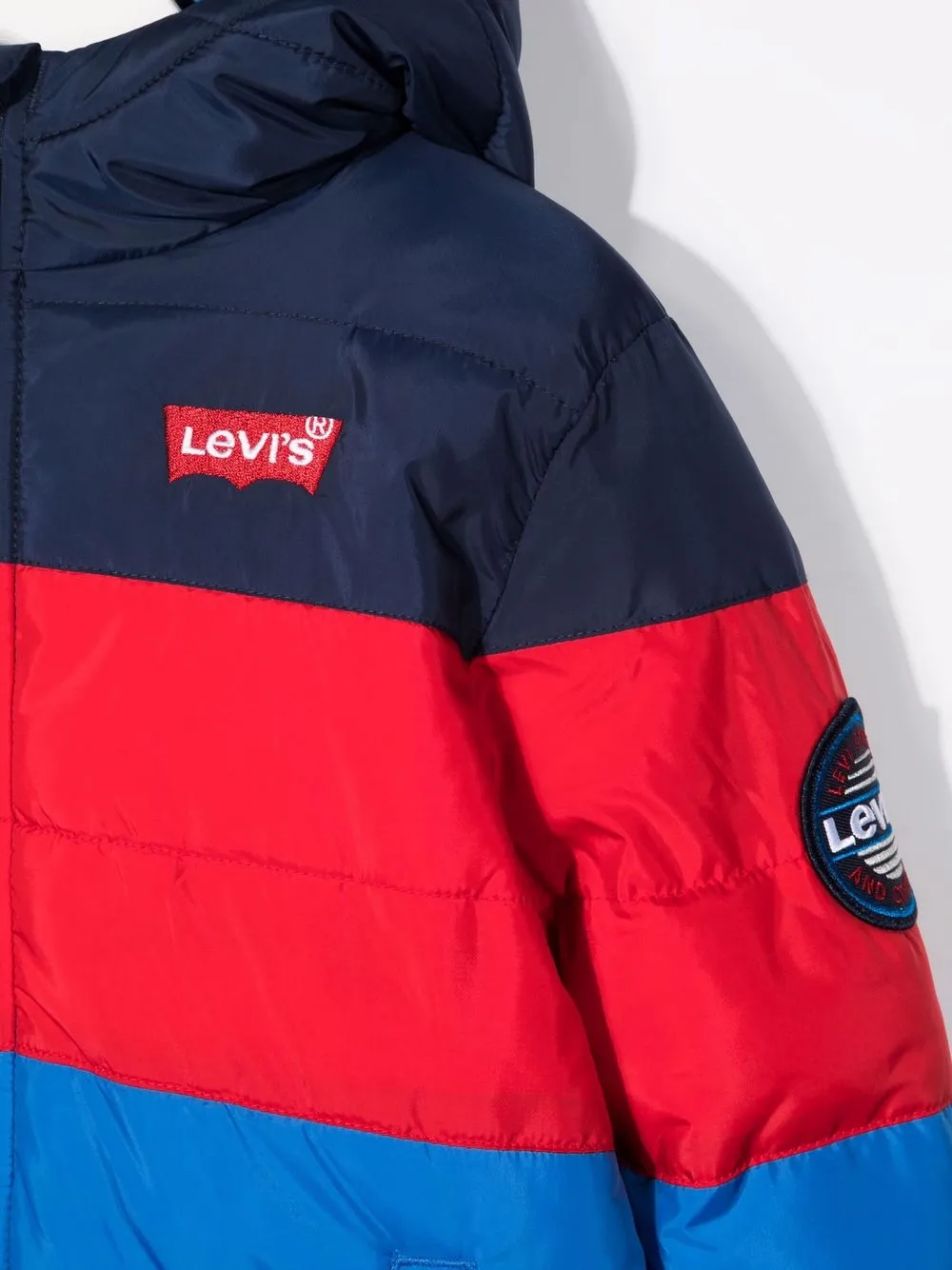 фото Levi's kids пуховик в полоску