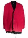 Raf Simons layered wool cardigan